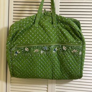 Vera Bradley Apple Green Daisy Garment Bag